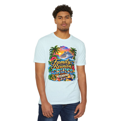 Family Reunion Cruise T-Shirt — Tropical Cruise Crew Tee