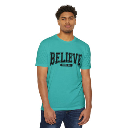 Believe John 14:1 T-Shirt — Faith-Inspired Biblical Tee
