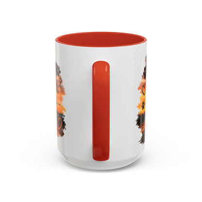 Dog Lover Coffee Mug - "A True Friend Leaves Paw Prints on Your Heart" Accent Mug (11/15oz)