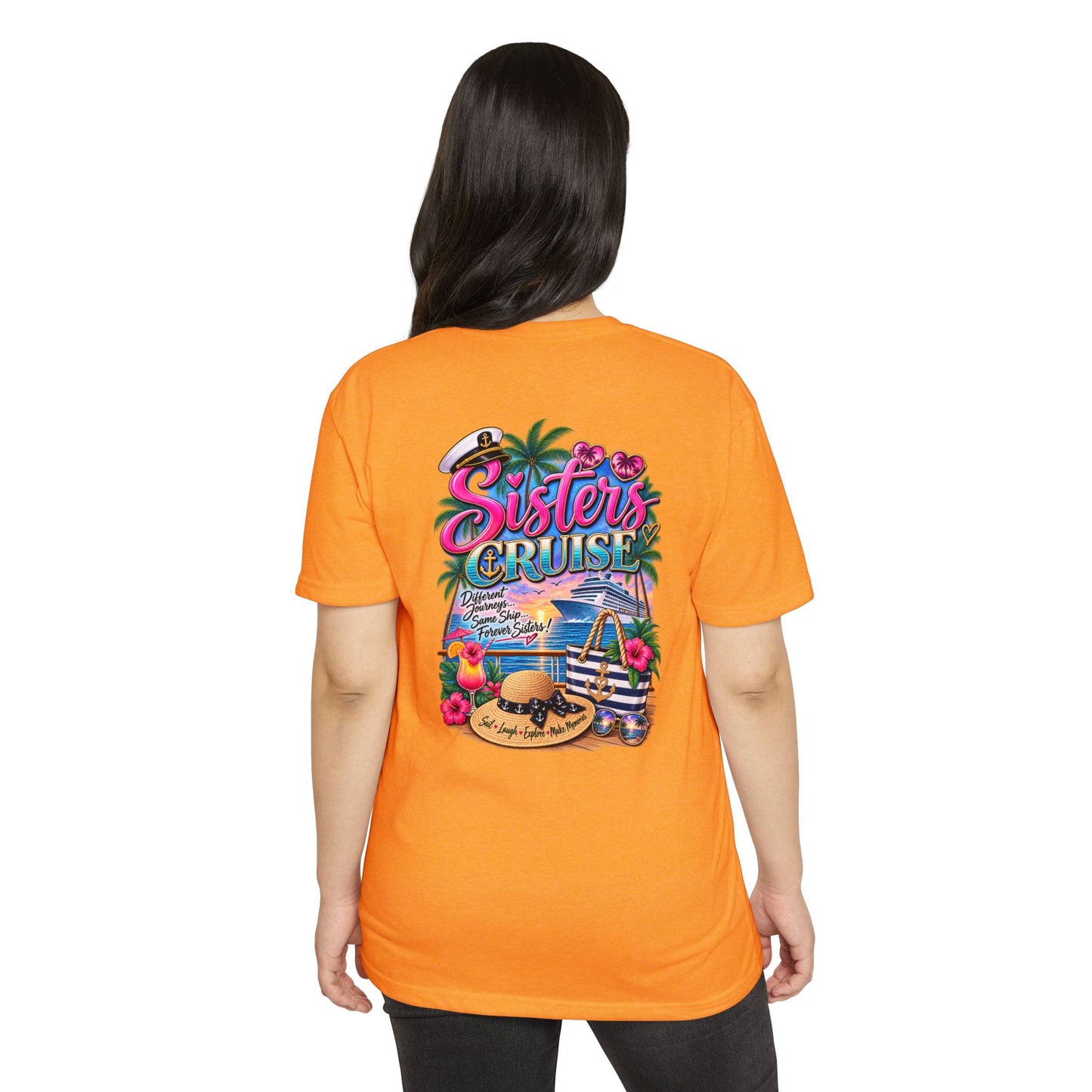 Sisters Cruise T-Shirt — Tropical Vacation Graphic Tee