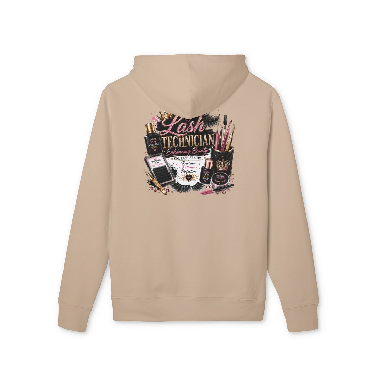Lash Technician Hoodie — Eyelash Artist Tools Graphic Pullover