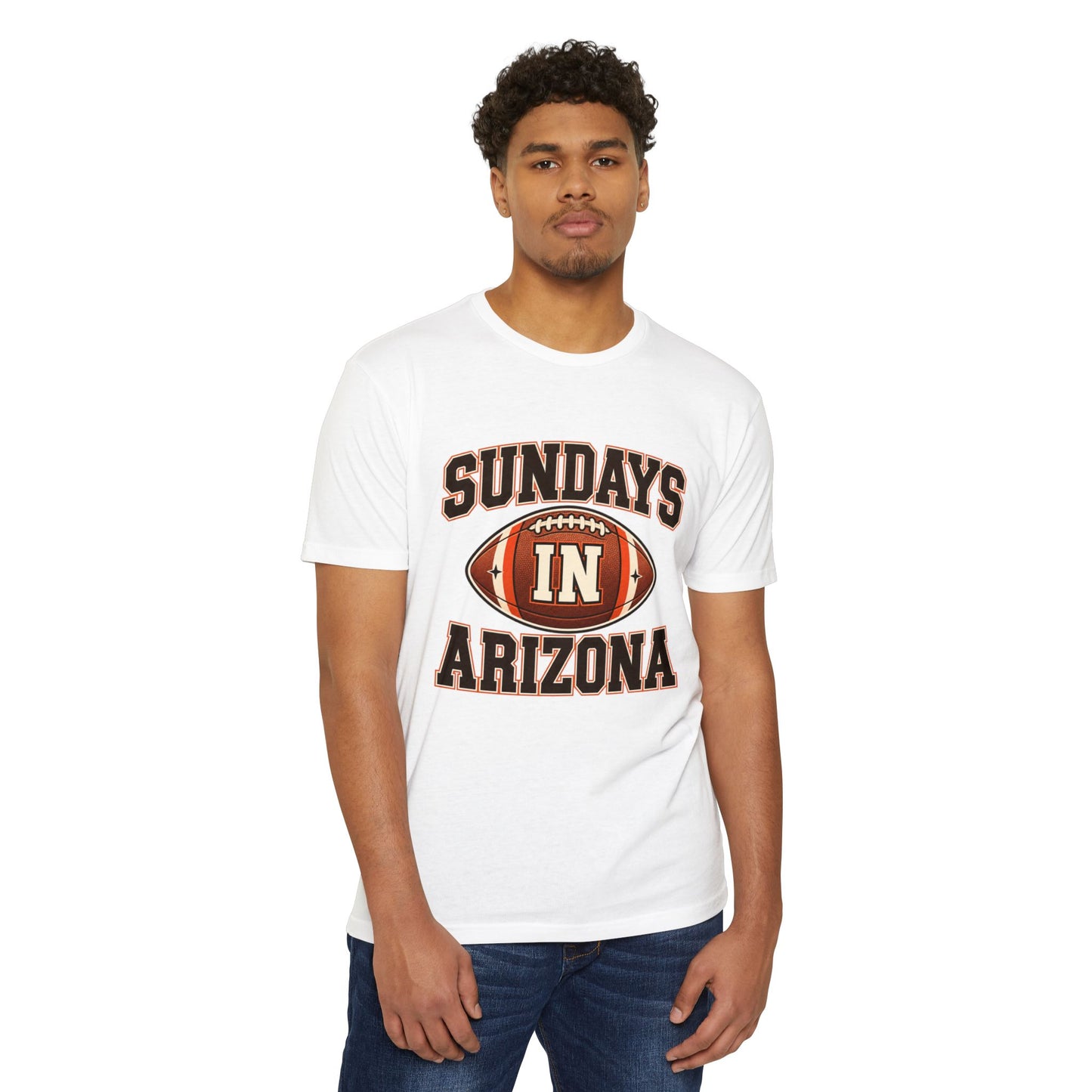 Sundays in Arizona Football T‑Shirt — Vintage Game Day Tee