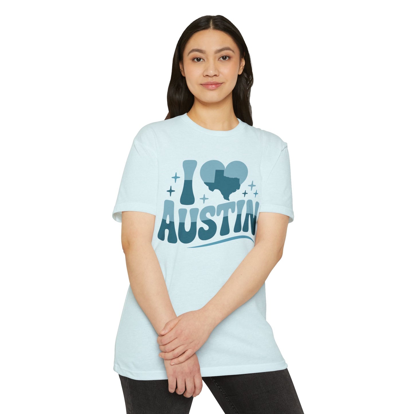 I Heart Austin Graphic T-Shirt — Retro Texas City Pride Tee