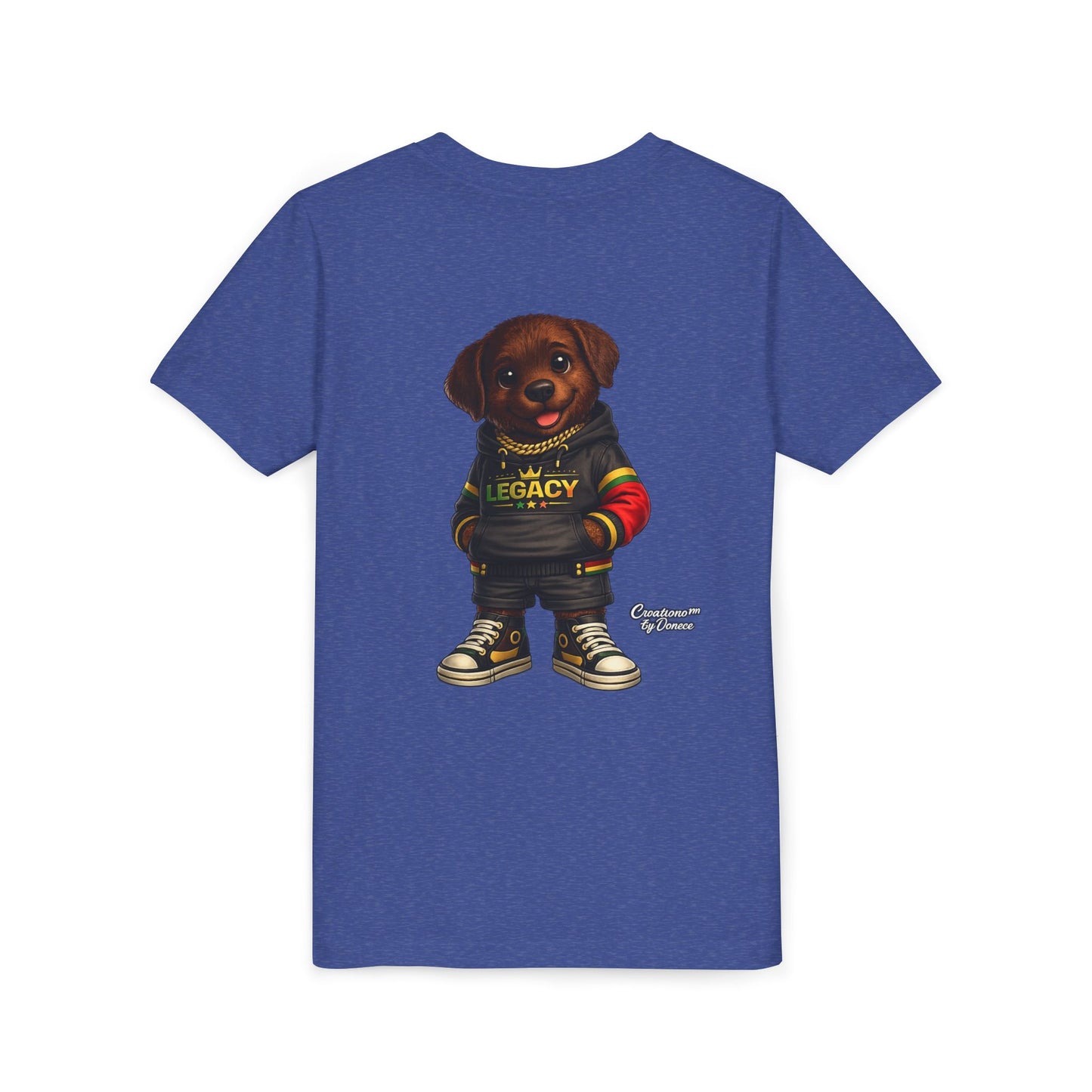Youth Tee — Cute Rottweiler Puppy in 'Legacy' Hoodie Kids T‑Shirt