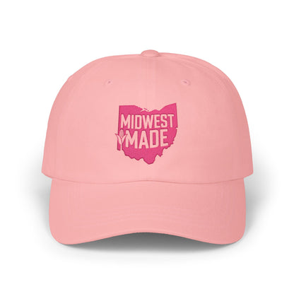 Midwest Made Dad Cap — Embroidered Ohio Logo Hat