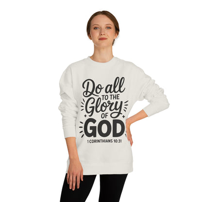 Do All to the Glory of God Sweatshirt — 1 Corinthians 10:31 Christian Crewneck