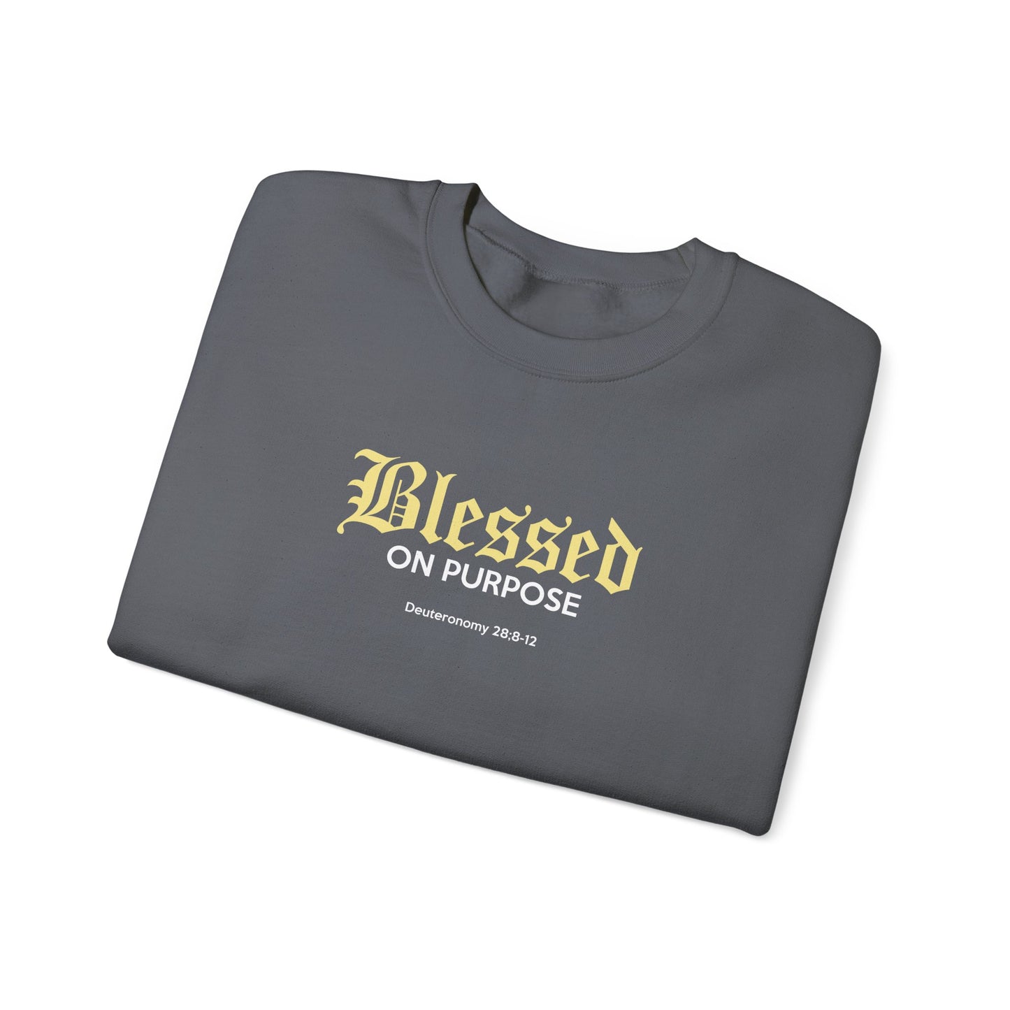 Blessed on Purpose - Proverbs 28:6 Sweatshirt