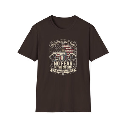 United States Coast Guard No Fear in the Storm T-Shirt
