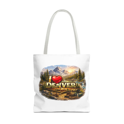 I  Denver Scenic Tote Bag — Colorado Mountain Travel Souvenir