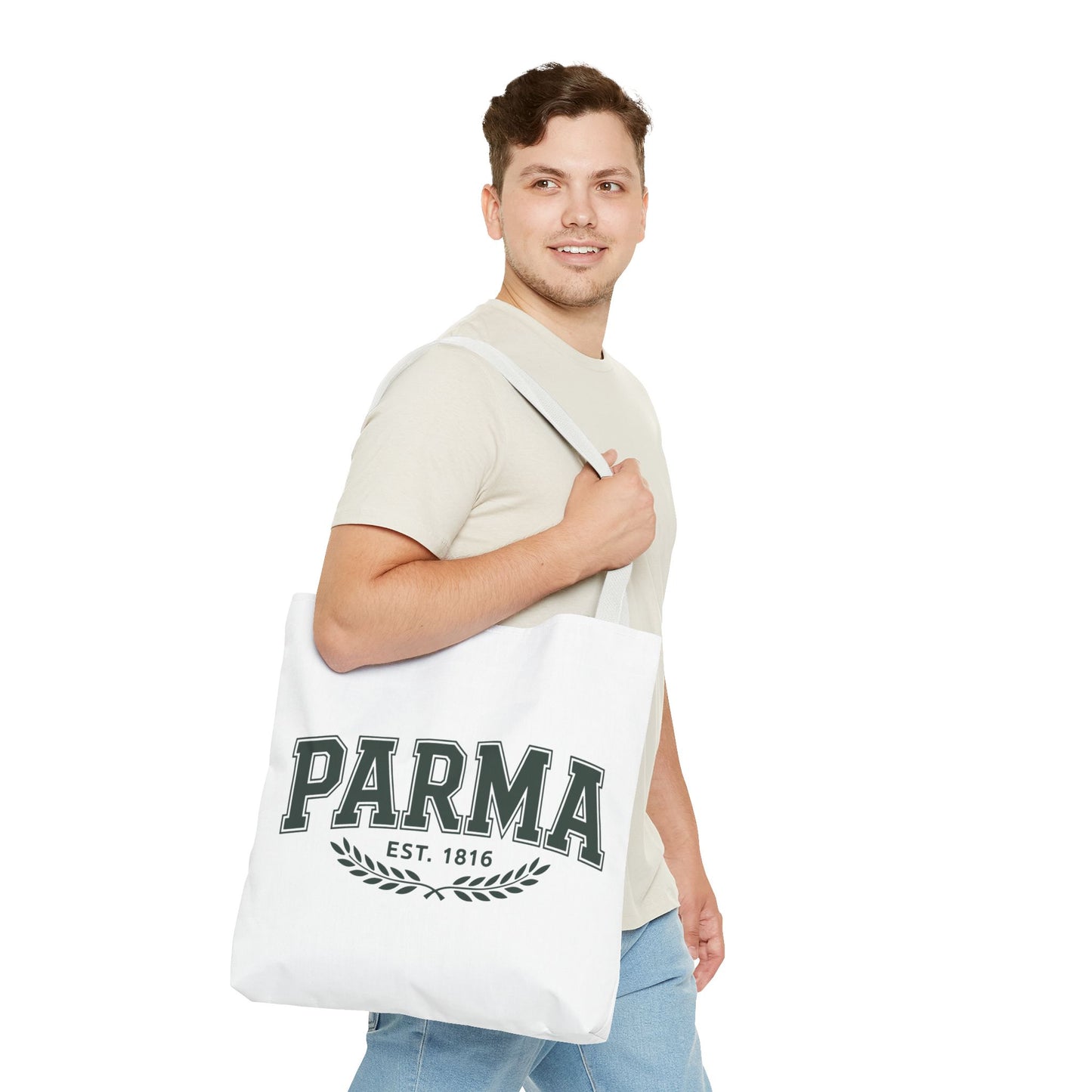 Parma Est. 1816 Tote Bag — Vintage Collegiate Canvas Tote