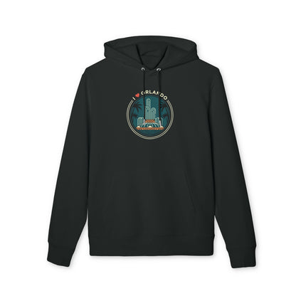 Orlando Retro Skyline Hoodie — I  Orlando Graphic Pullover