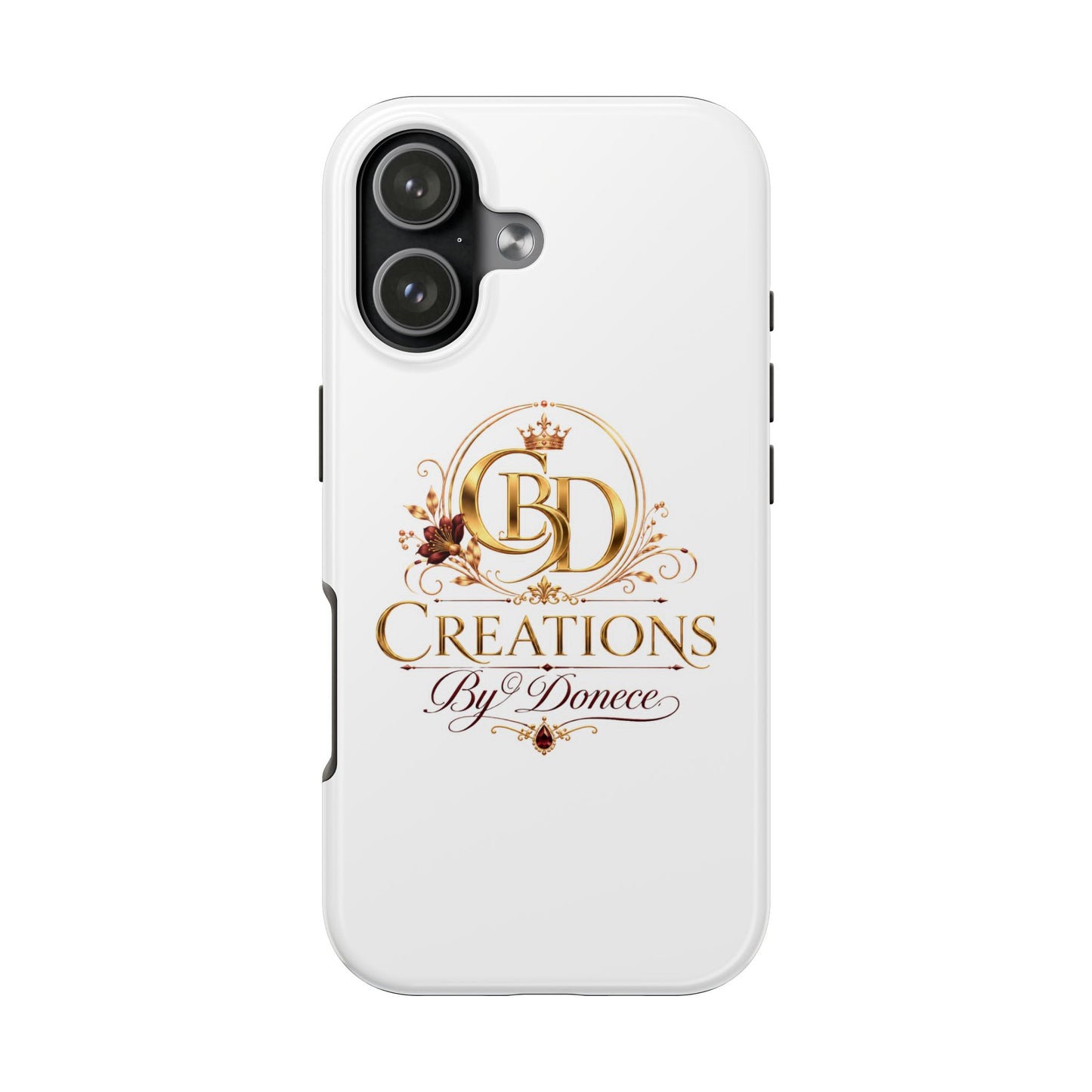 BD Creations By Donece Elegant Logo Tough Phone Case — Protective iPhone Cover
