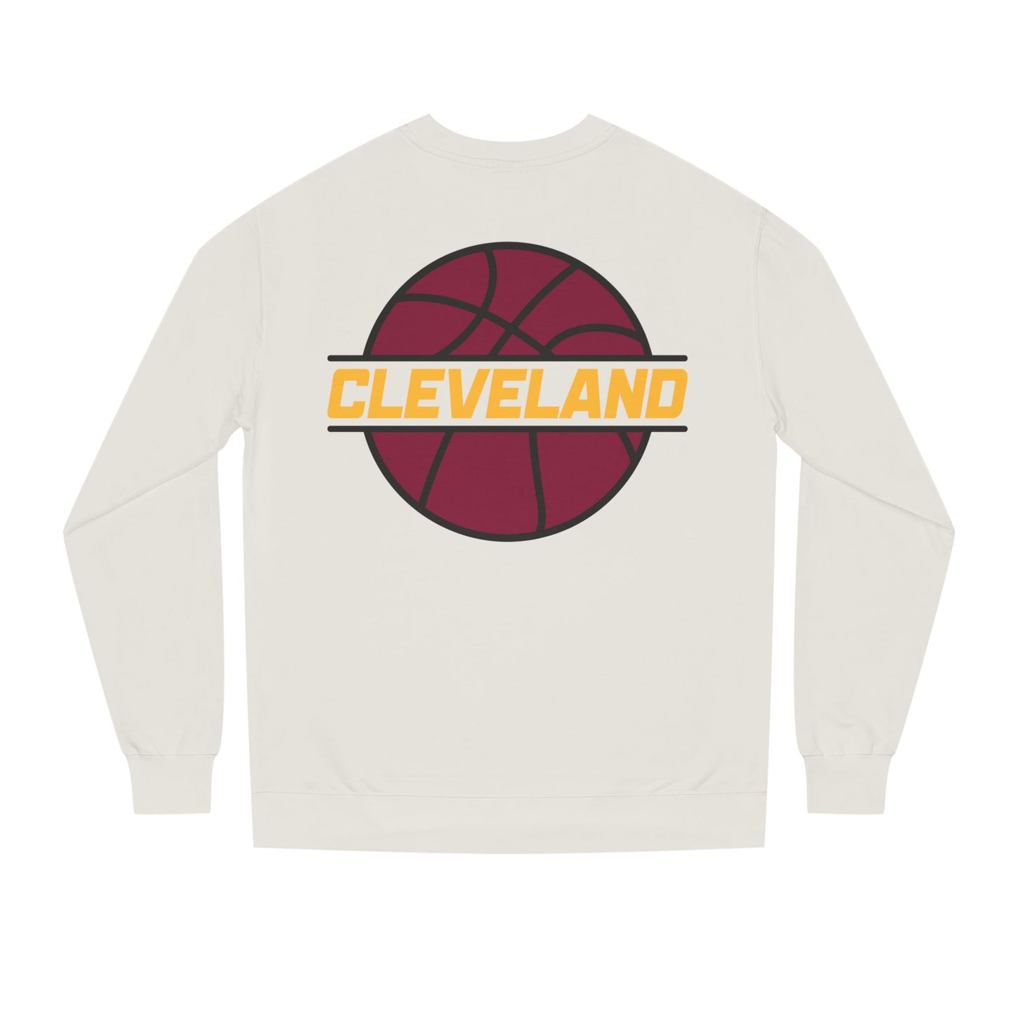 Cleveland Basketball Crewneck Sweatshirt — Retro Hoop Logo