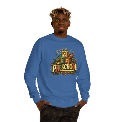 Preschool ABC Blocks Sweatshirt — Cute Back-to-School Teacher & Toddler Crewneck