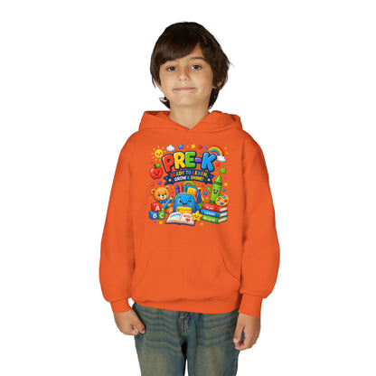 Pre-K Ready to Learn Youth Hoodie – Cute Back-to-School Preschool Sweatshirt