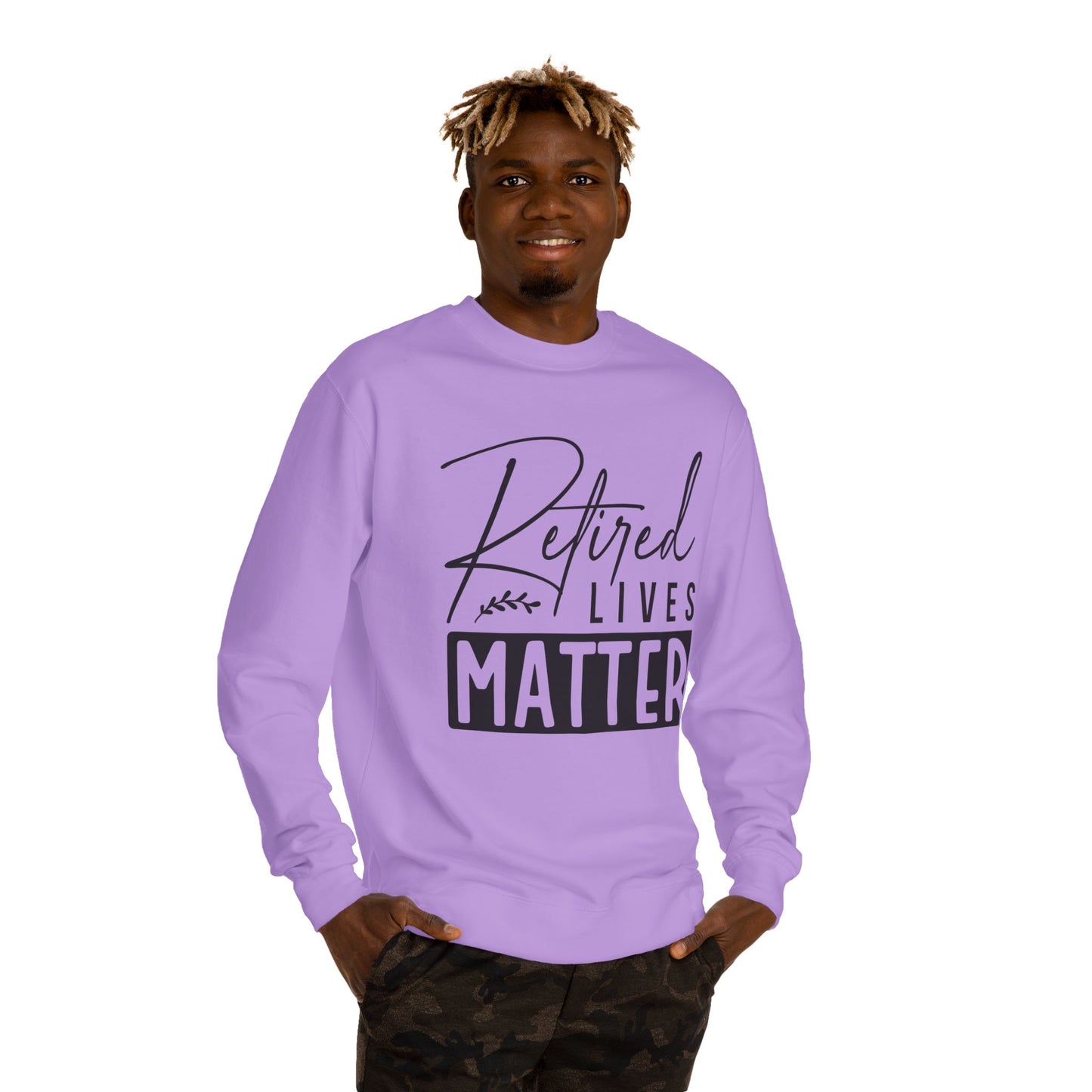 Retired Lives Matter Sweatshirt — Funny Retirement Crewneck Gift