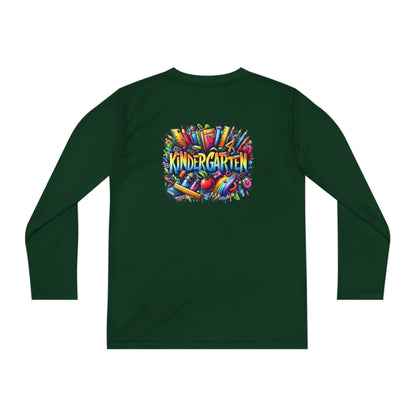 Kindergarten Crayons Youth Long Sleeve Tee
