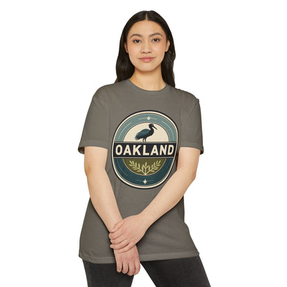 Oakland / Oklahoma City Vintage City Badge T-Shirt