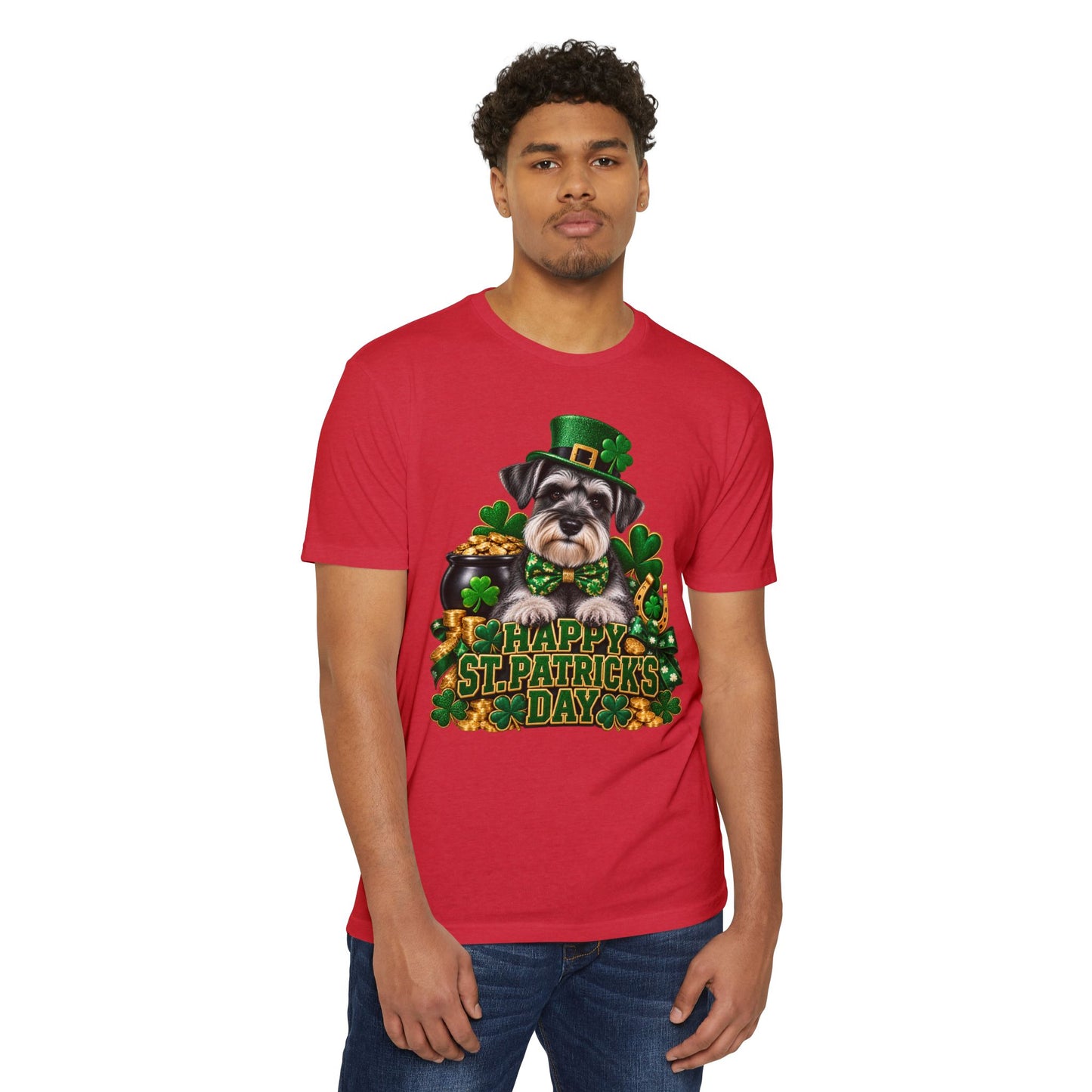 St. Patrick's Day Schnauzer T-Shirt
