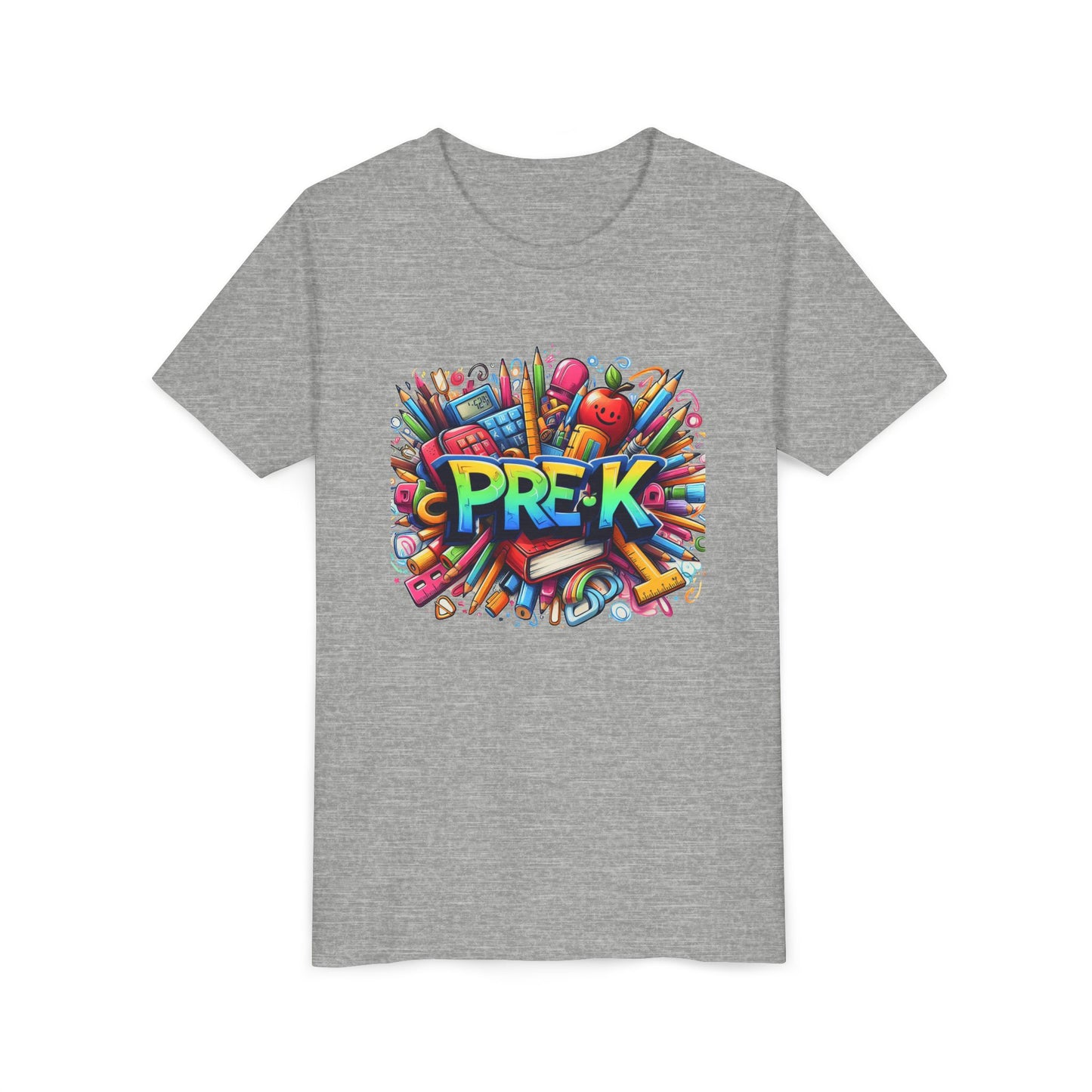 PRE-K Kids Tee — Colorful Back-to-School Pre-K Shirt for Preschoolers
