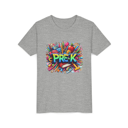 PRE-K Kids Tee — Colorful Back-to-School Pre-K Shirt for Preschoolers
