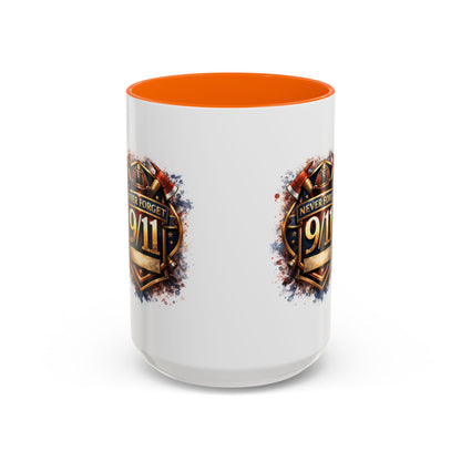 Never Forget 9/11 Memorial Coffee Mug