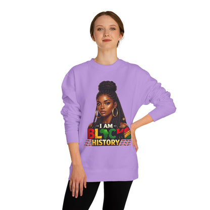 I Am Black History Sweatshirt — Afrocentric Black History Month Crewneck