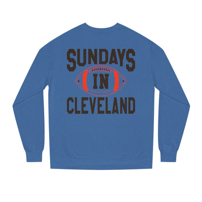 Sundays in Cleveland Football Sweatshirt