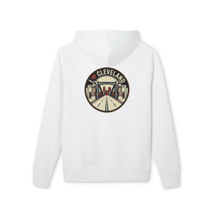 Cleveland Cityscape Hoodie – Retro Road Emblem