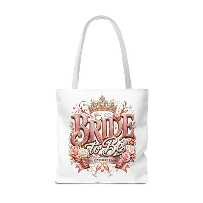 Bride-to-Be Floral Tote Bag - Bachelorette Gift & Bridal Shower Accessory