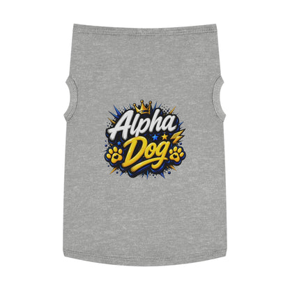 Alpha Dog Pet Tank Top — Bold Graphic Dog Shirt