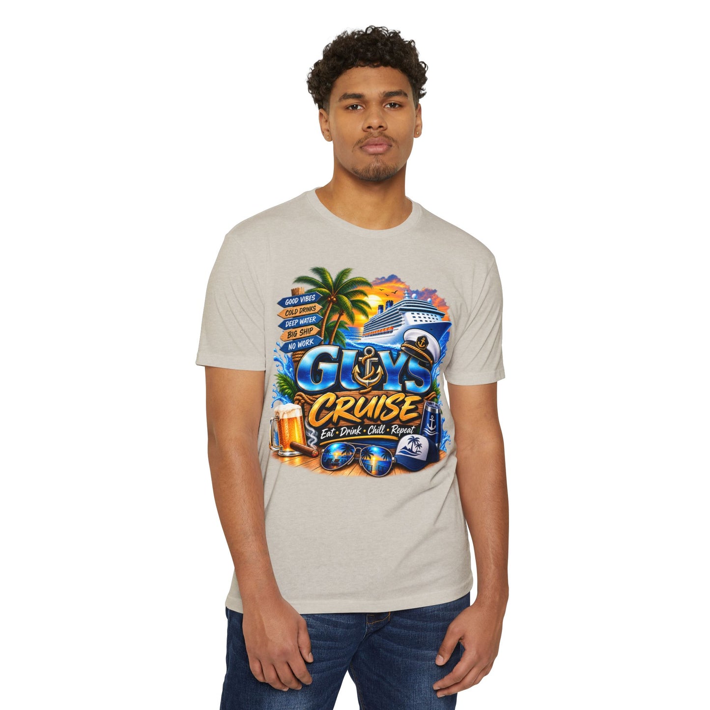 Cruise Guys T-Shirt — "Guys Cruise" Vacation Tee