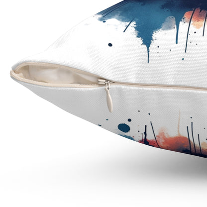 9/11 Never Forget Throw Pillow – Memorial American Flag Tribute