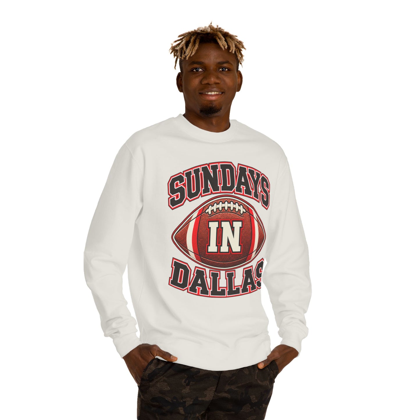 Sundays in Dallas Football Sweatshirt