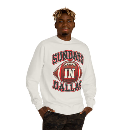 Sundays in Dallas Football Sweatshirt
