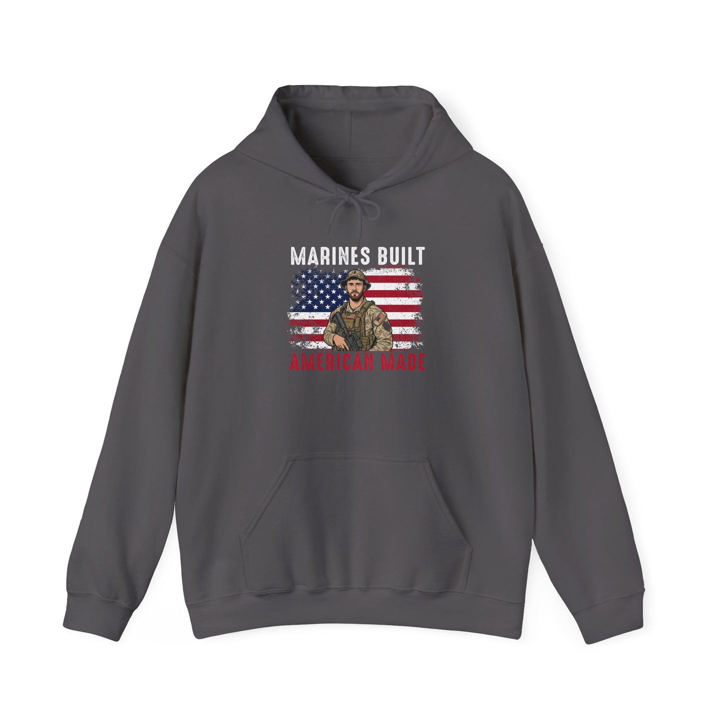 Marines Built American Made Hoodie