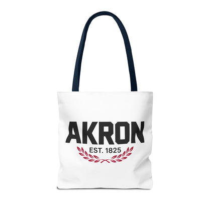 Akron Est. 1825 Tote Bag — City Pride Canvas Tote
