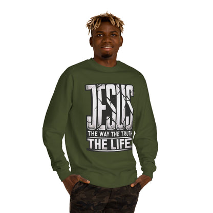 Jesus 'The Way The Truth The Life' Crewneck Sweatshirt