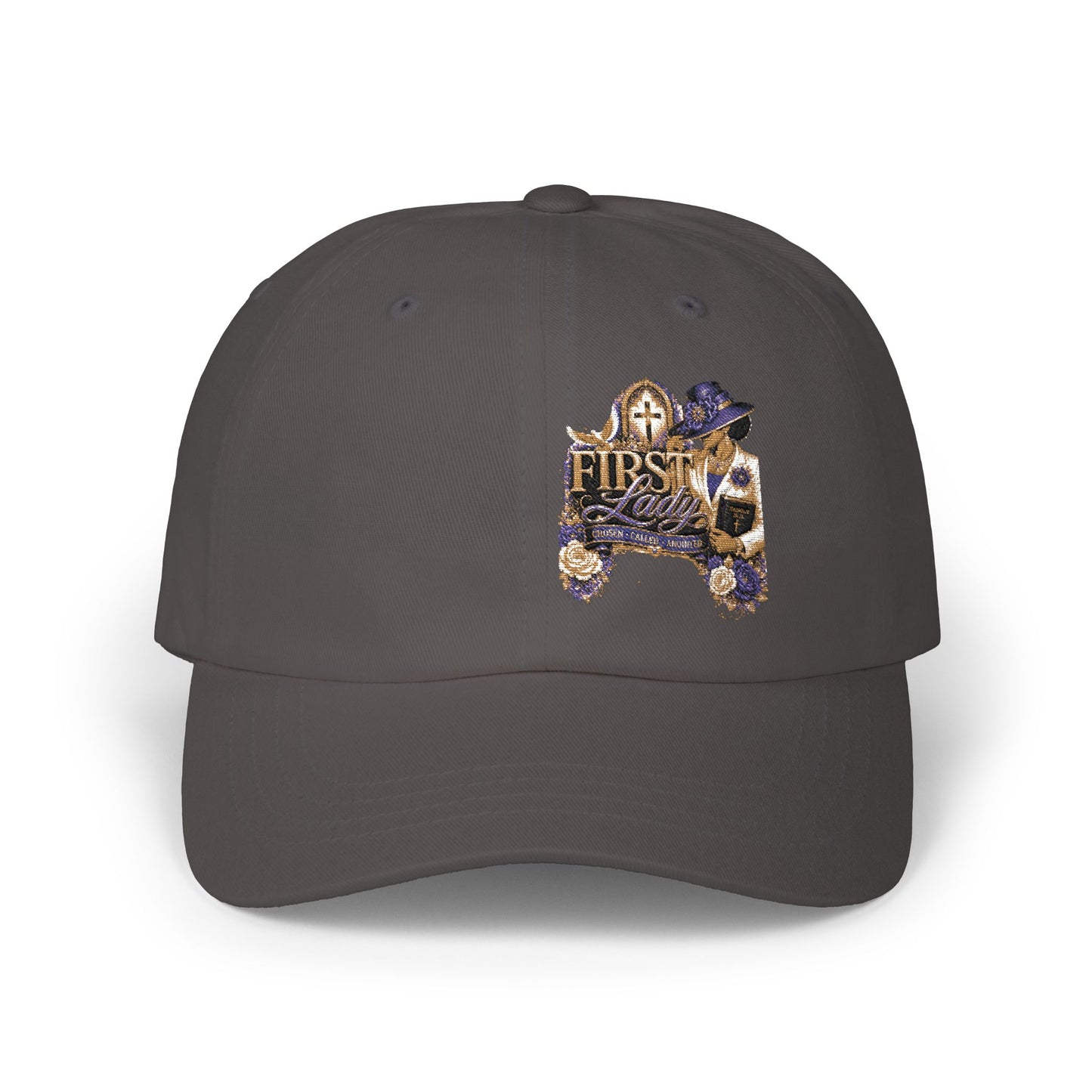 Dad Cap — 'Best Dressed' Floral Embroidered Baseball Hat