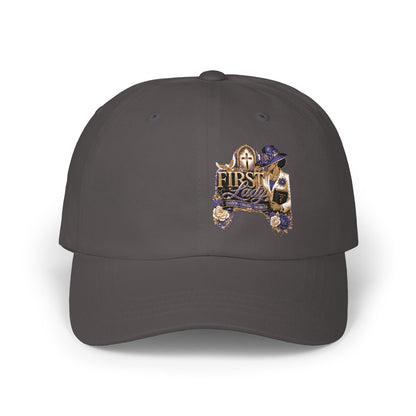 Dad Cap — 'Best Dressed' Floral Embroidered Baseball Hat