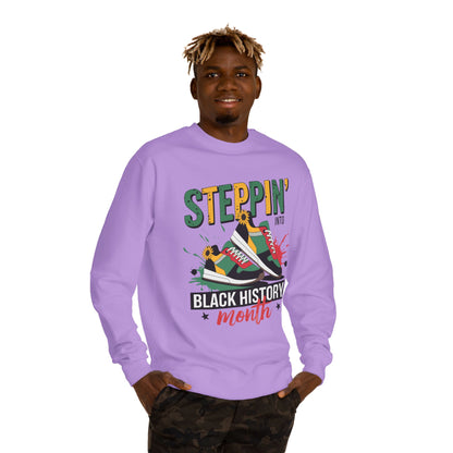 Steppin' Into Black History Month Sweatshirt
