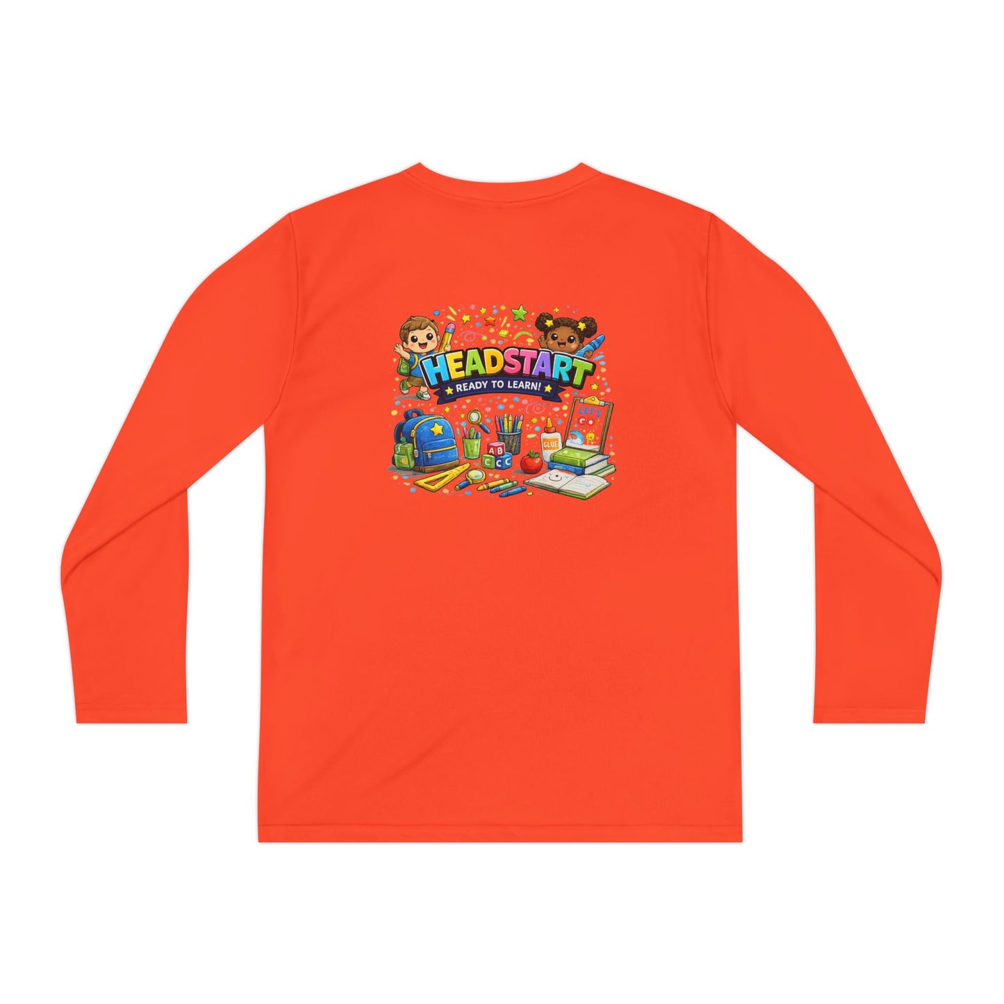 Head Start Kids Long Sleeve Tee — Back-to-School Preschool Shirt