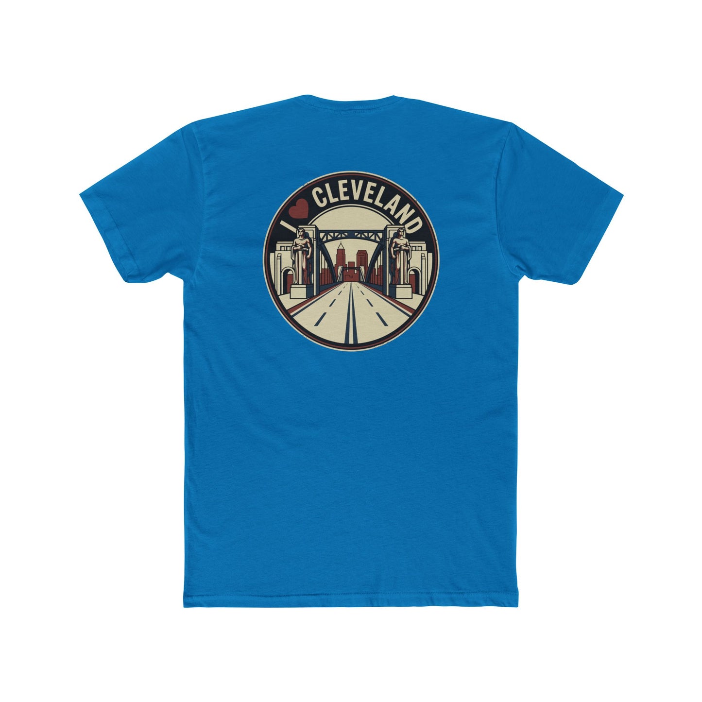 Cleveland Retro Cityscape Tee — I  Cleveland Graphic T‑Shirt