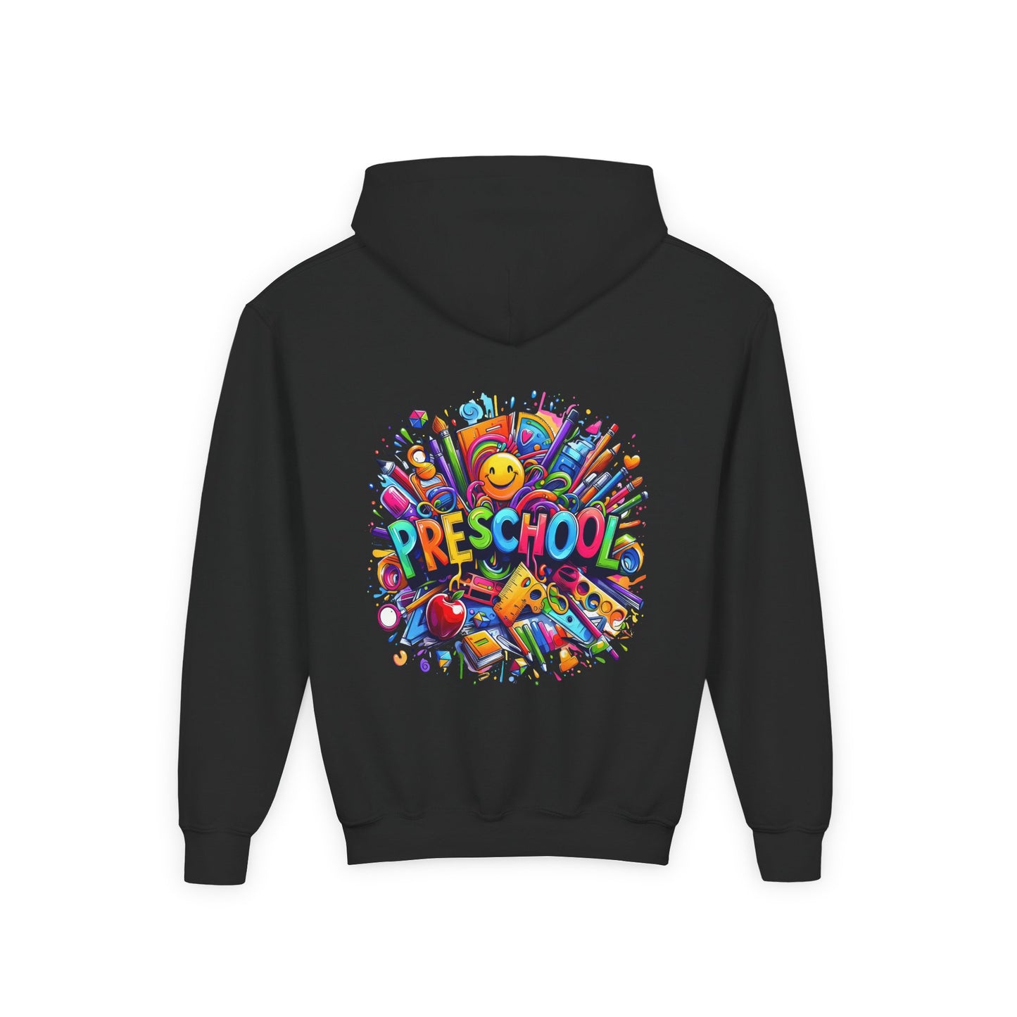 Preschool Kids Hoodie — Colorful Back-to-School Preschool Design