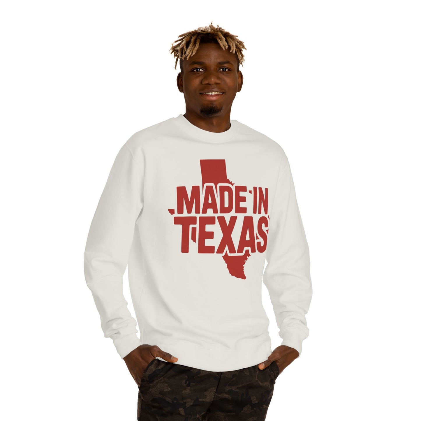Made in Texas Sweatshirt — Retro State Pride Crewneck