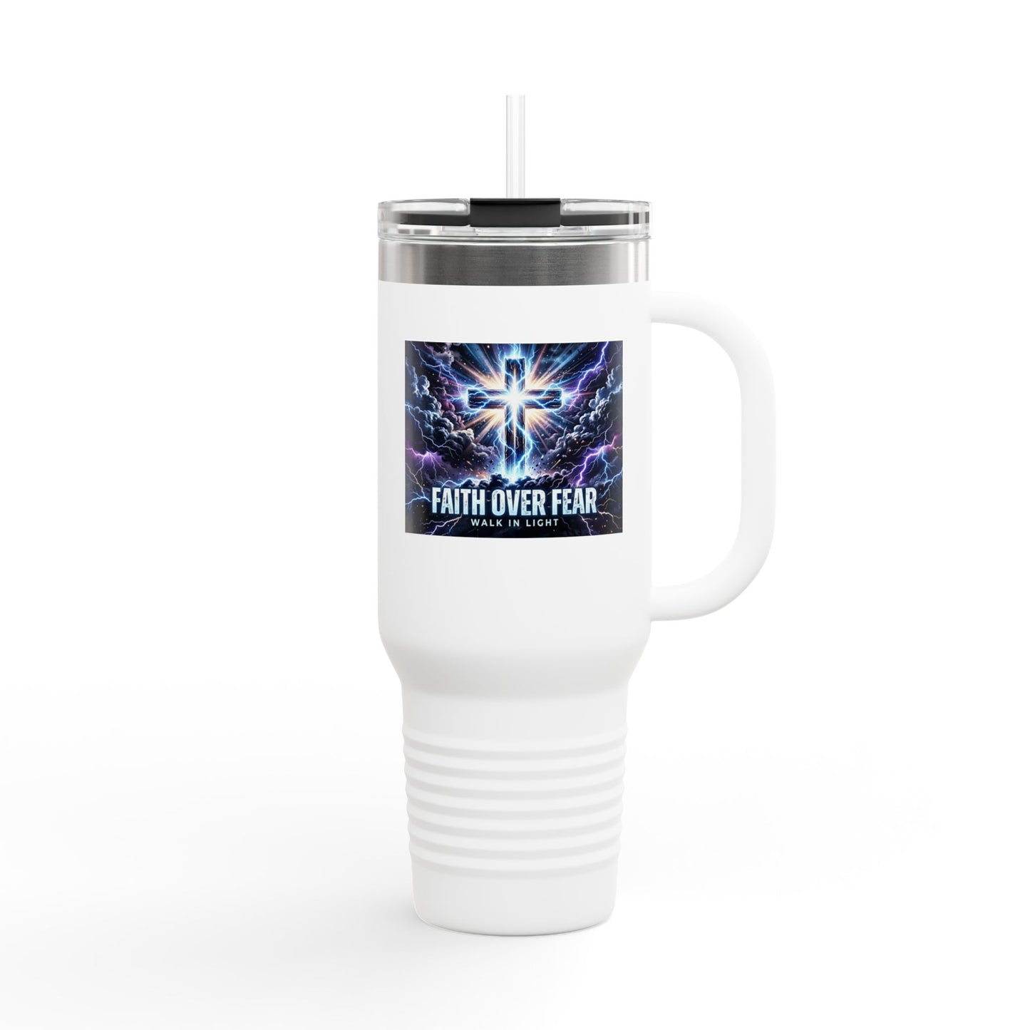 Faith Over Fear 40oz I Stainless Steel Tumbler
