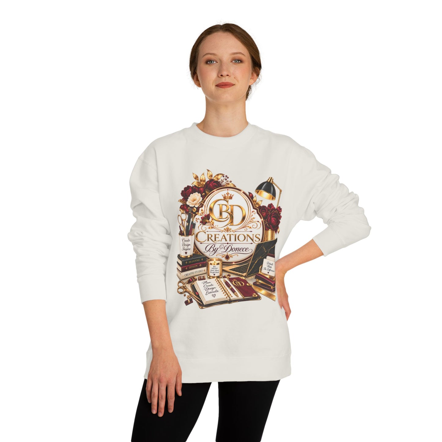 Crewneck Sweatshirt — Vintage Desk Creations Logo