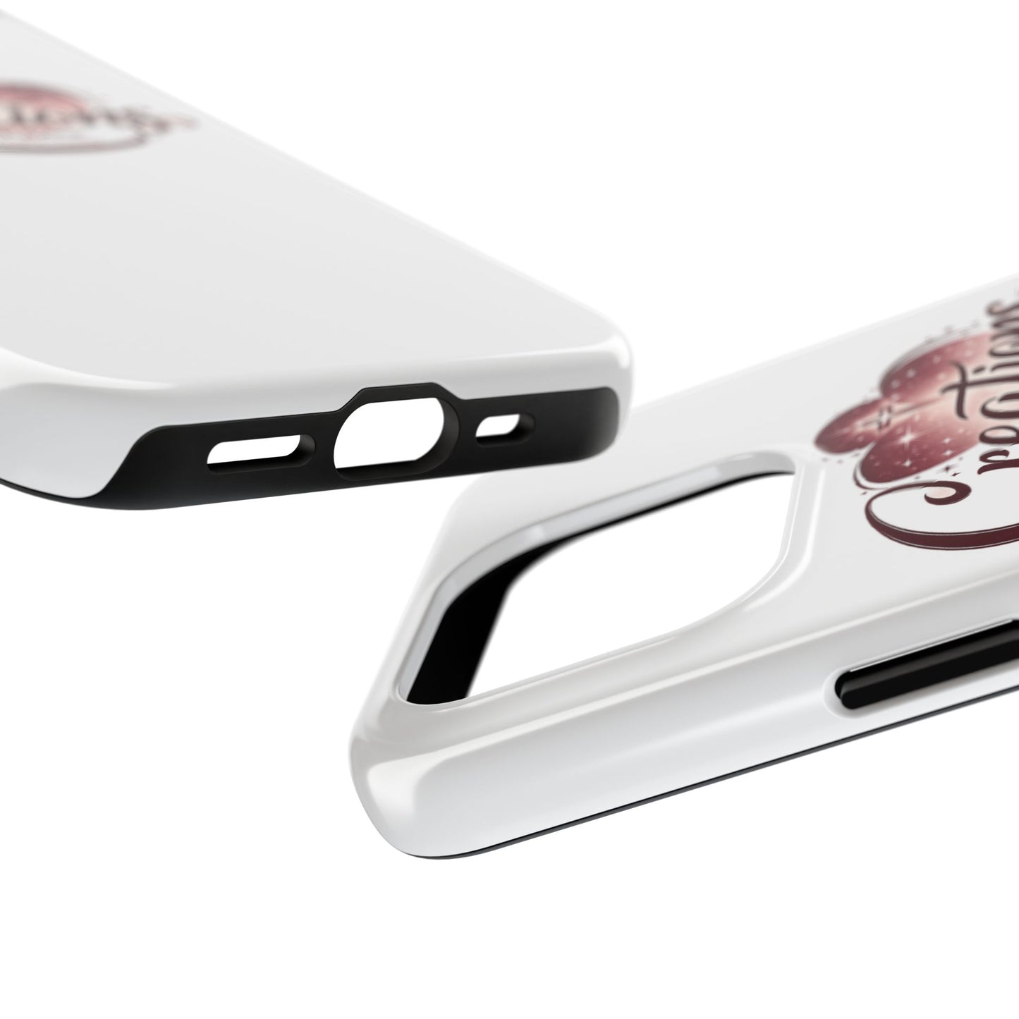 Tough Phone Case — "Creations by Donece" Logo Protective Phone Cover