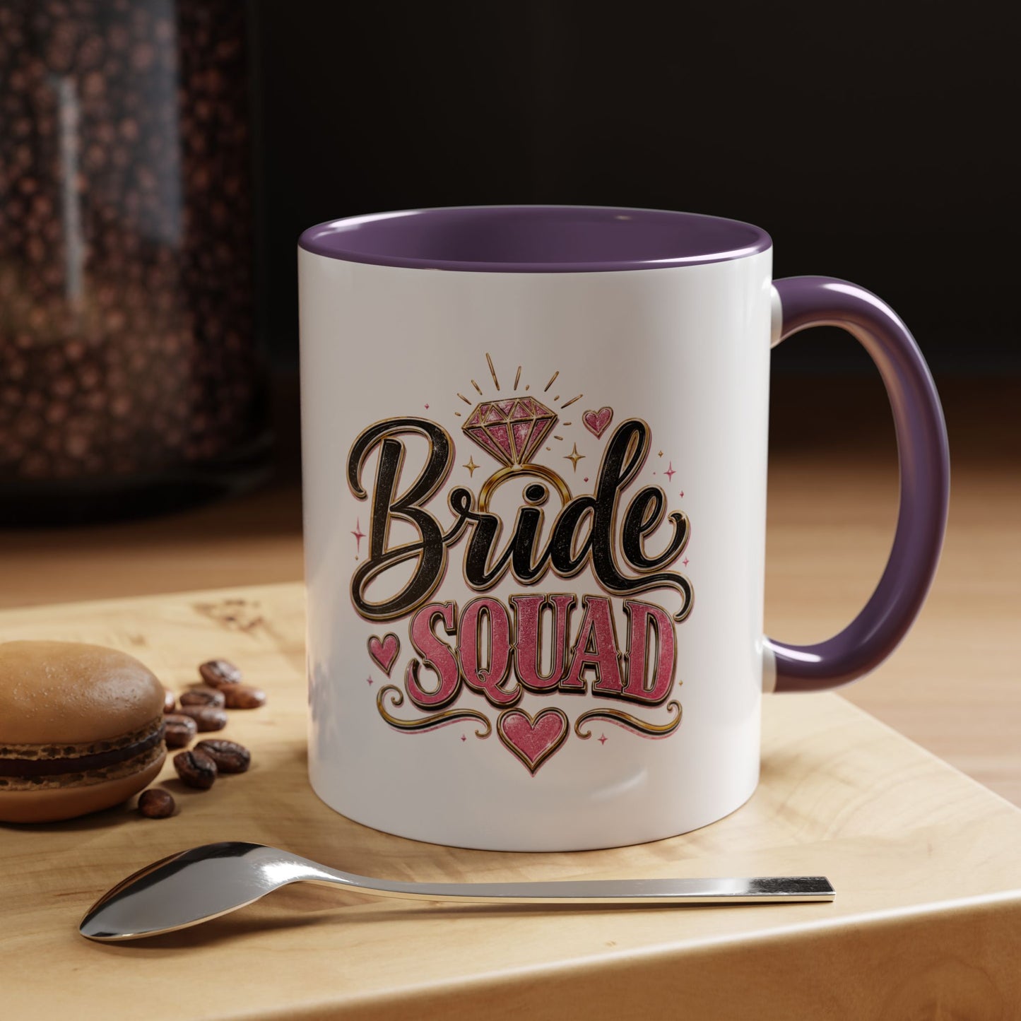 Bride Squad Coffee Mug — Bachelorette Party Gift, Bridal Shower Accent Mug