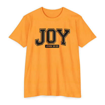 Joy T-Shirt – Christian Scripture John 16:22 College-Style Tee